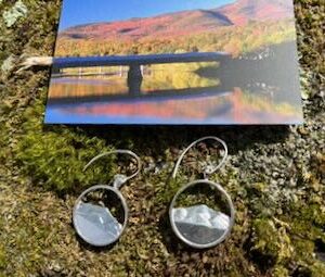 Silver Mt. Ascutney Earrings